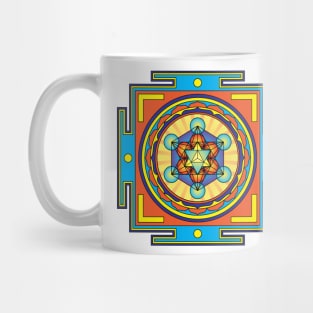 Metatron's Cube Mandala Mug